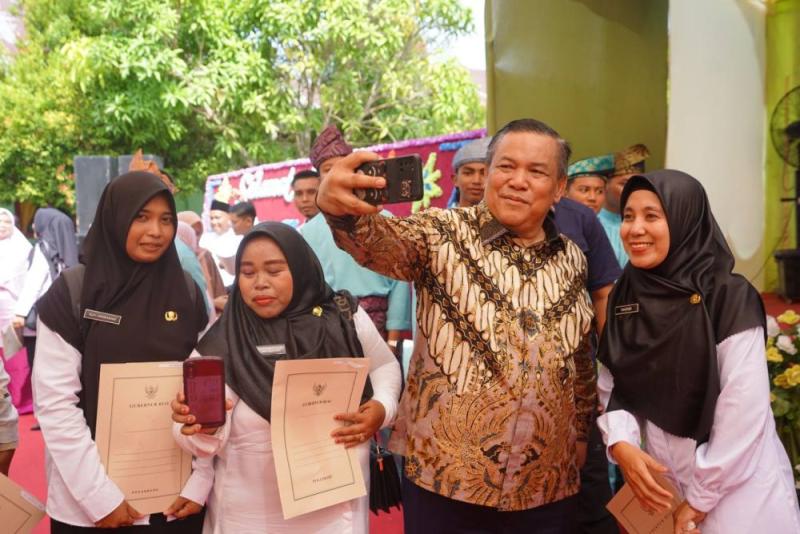 Guru di Rohil Minta Pj Gubri Terus Perjuangkan Nasib Guru Honorer