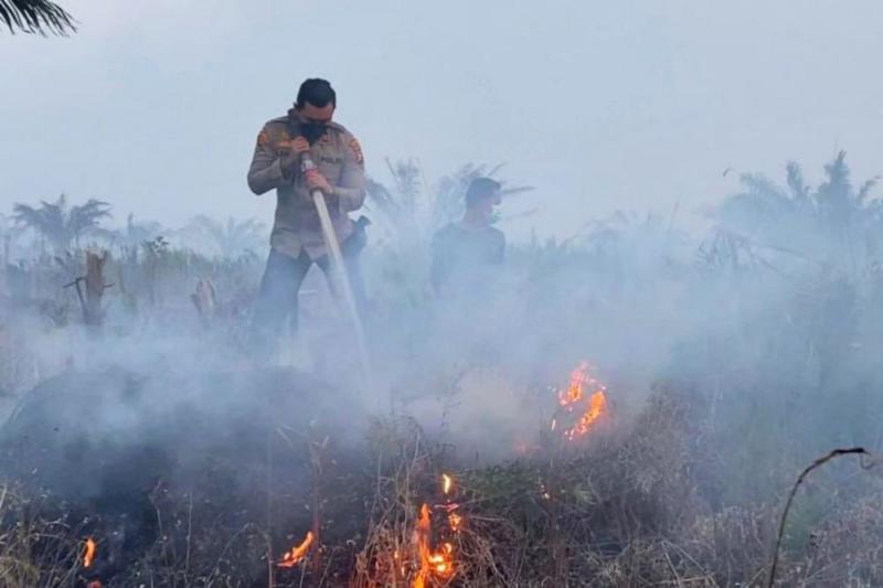 Polda Riau Tetapkan 7 Tersangka Karhutla, Luas Lahan Terbakar 1.500 Ha