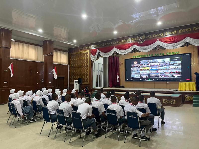 35 Orang Calon Paskibraka Kota Dumai Ikuti Pembekalan Ideologi Pancasila oleh BPIP