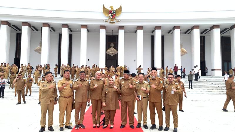 Pj Bupati Inhil Hadiri Pertemuan dengan Presiden Jokowi di Ibu Kota Nusantara