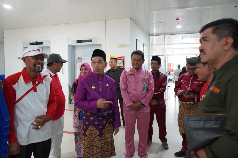 Pj Bupati Sidak Fasilitas Kesehatan RSUD PH Tembilahan
