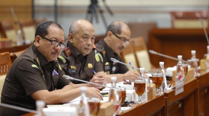 Kejagung Rapat Kerja dengan Komisi III DPR RI Bahas Laporan Keuangan dan LHP BPK Tahun 2023