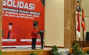 PDIP dan PKB Dipastikan Berkoalisi di Pilgubri, Dukungan Wahid - SF Hariyanto 