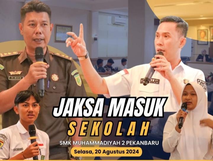 Program JMS, Tim Penkum Kejati Riau Bahas Bahaya Judi Online di SMK Muhammadiyah 2 Pekanbaru
