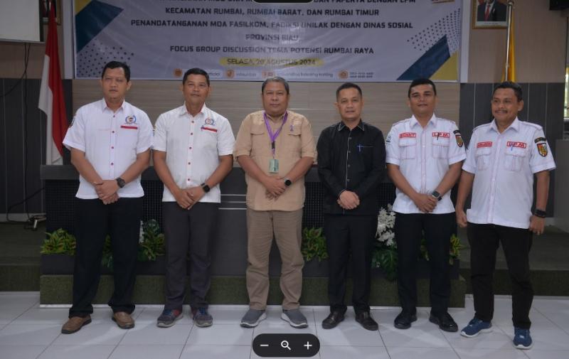 Dinsos Riau bersama Unilak dan LPM di Pekanbaru Jajaki Kerja Sama