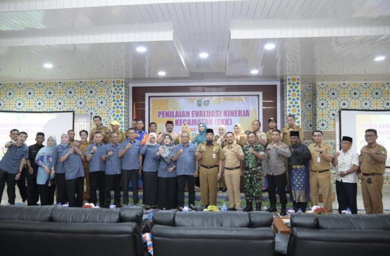 Kecamatan Bandar Laksamana Wakili Bengkalis Penilaian EKK, Bupati Kasmarni Harap Jadi Terbaik di Ria