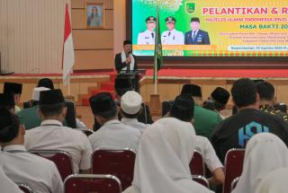 Bupati Afrizal Sintong Hadiri Pelantikan Pengurus Sekaligus Buka Raker MUI Rohil