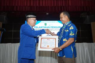 Pj Bupati Hadiri Pelantikan Pengurus PPWI Inhil