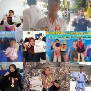Siswa MTsN 2 Pekanbaru Boyong Belasan Medali pada Kejuaraan Inkado Antar Dojo Se-Provinsi Riau 2024