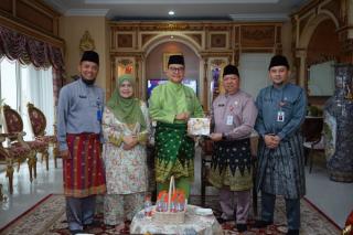 Jelang HUT Ke-67 Provinsi Riau, Pemprov Anjangsana ke Kediaman Rusli Zainal