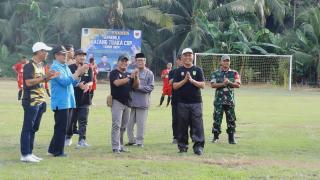 Pj Bupati Inhil Resmi Buka Open Tournament Sepak Bola “Batang Tuaka Cup 2024"