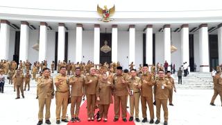 Pj Bupati Inhil Hadiri Pertemuan dengan Presiden Jokowi di Ibu Kota Nusantara