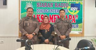 Kasi Intel Kejari Rohil Menjadi Nara Sumber Program Jaksa Menyapa di RRI 01 Pekanbaru