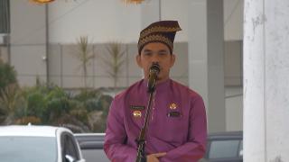 Erisman Yahya Pimpin Apel Perdana sebagai Pj Bupati Inhil