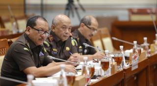 Kejagung Rapat Kerja dengan Komisi III DPR RI Bahas Laporan Keuangan dan LHP BPK Tahun 2023