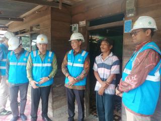 Bersama GM PLN, Pj Bupati Inhil Resmikan Listrik Menyala 24 Jam di Kecamatan Keritang dan Reteh