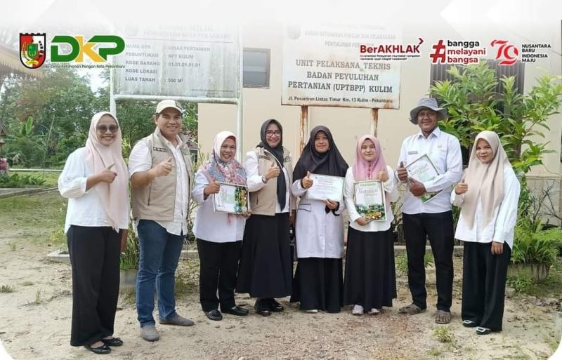 Komoditas 10 Kelompok Tani di Kota Pekanbaru Terima Sertifikat Prima 3