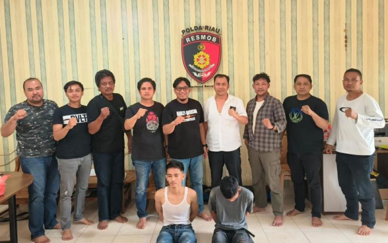 Begal yang Viral Beraksi di Pekanbaru Ditangkap Polisi