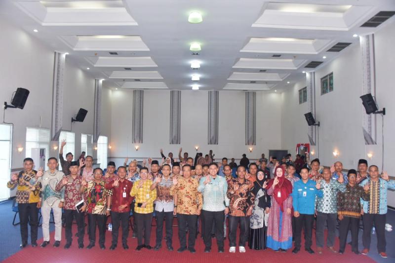 Seluruh Pj Kades dan Lurah di Bengkalis Ikuti Rakor Program Unggulan Bermasa 2024