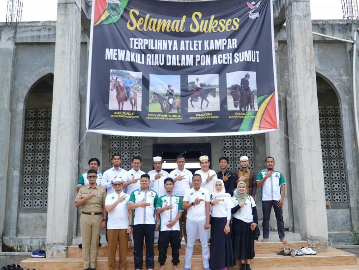 Pemkab Kampar Lepas Kontingen Riau untuk PON XXI Cabor Ketahanan Berkuda 60 KM
