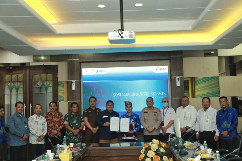 Cari Cadangan Baru Minyak, SKK Migas-PHR Sosialisasi Rencana Survei Seismik di Kabupaten Siak
