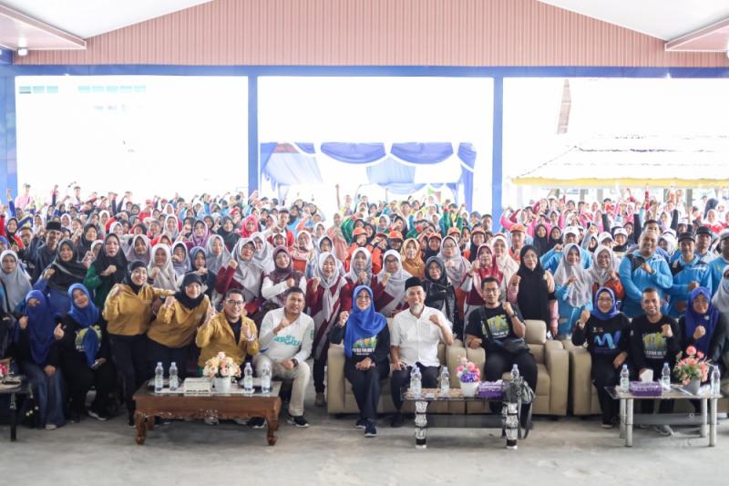 Wako Paisal Buka Lomba Senam Idaman Tingkat SD Dan SMP, Diikuti Ratusan Peserta Se Kota Dumai