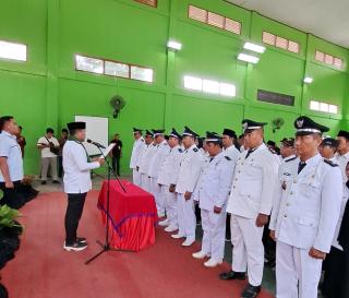 Bupati Kukuhkan Perpanjangan Masa Jabatan Kades dan BPD Kecamatan Pangkalan Lesung