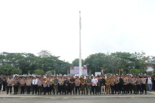 Pj Bupati H Erisman Yahya Apresiasi Simulasi Sispam Kota Polres Inhil Demi Pengamanan Pilkada