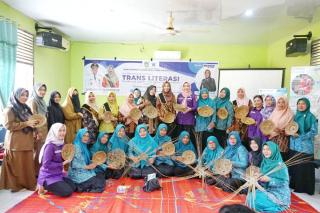 Tingkatkan Literasi Masyarakat Bukit Kapur, Dispersip Kota Dumai Laksanakan Program Trans Literasi