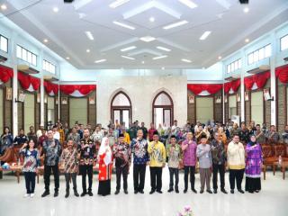 Asisten II Buka Sosialisasi dan Pencanangan Desa Cinta Statistik Kabupaten Kampar Tahun 2024