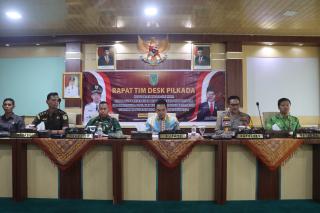 Penjabat Bupati Indragiri Hilir Hadiri Rapat Tim Desk Pilkada