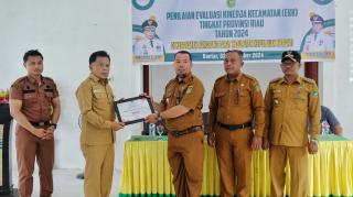 Bupati Asmar Hadiri Penilaian EKK Tingkat Provinsi Riau di Rangsang Barat