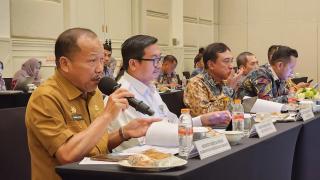 Sekda Bambang Paparkan RDTR Kawasan Perkotaan Selatpanjang di Kementerian ATR