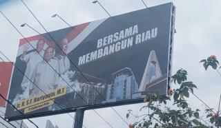 PETIR Minta Pemprov Riau Hentikan Baliho SF Haryanto Berbau Kampanye Politik