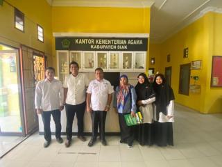 Tingkatkan Performa Kehumasan, Kanwil Kemenag Riau Kunjungi Kabupaten Siak