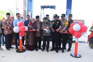 Wabup Bengkalis Resmikan Operasional SPBU NO. 16 -287 - 092 Tanjung Kapal