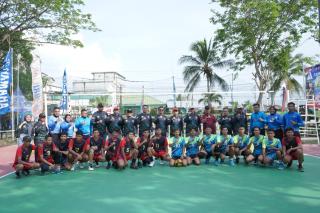 Pj Bupati Buka Turnamen Vollyball Putra Dandim 0314/Inhil Cup VI