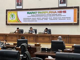 Pj Bupati Indragiri Hilir Hadiri Rapat Paripurna DPRD Kabupaten Indragiri Hilir Ke-15