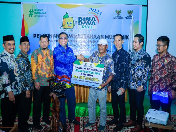 Baznas Riau Gelar Pelatihan Kewirausahaan Mustahik di Kampar 