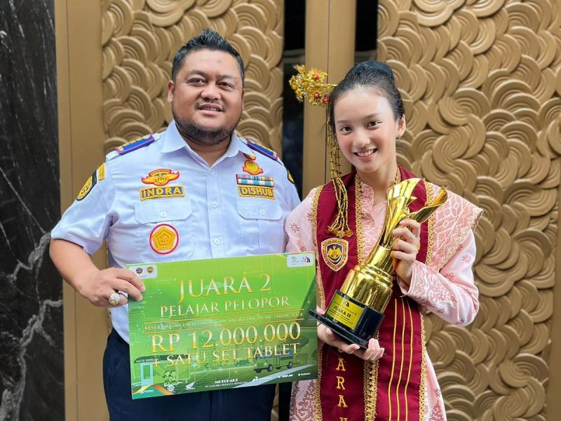 Vannesa Angela Siswi SMAN 1 Tembilahan Hulu Raih Juara II Pelopor Tingkat Nasional