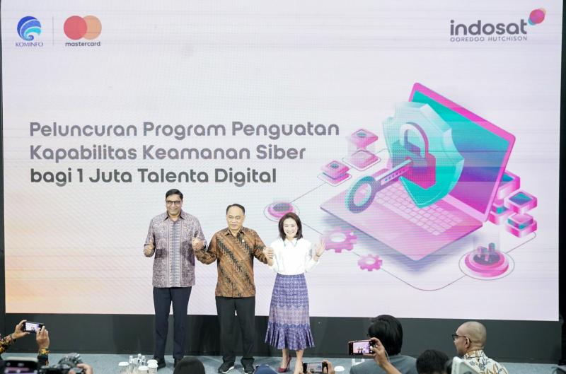 Kominfo Percayakan Indosat Ooredoo Hutchison dan Mastercard Latih Satu Juta Talenta Keamanan Siber d