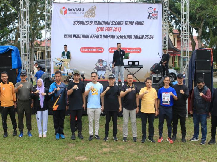 Pj Bupati Kampar Hadiri Kegiatan Sosialisasi Pemilihan Secara Tatap Muka pada Pilkada Serentak 2024