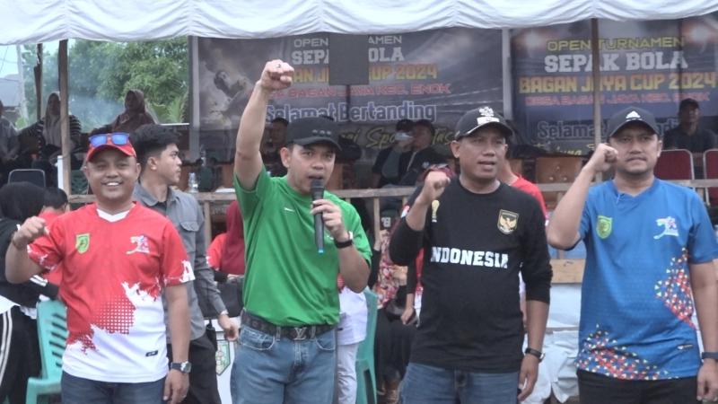 Pj Bupati Erisman Yahya Resmi Tutup Turnamen Sepakbola Bagan Jaya CUP 2024