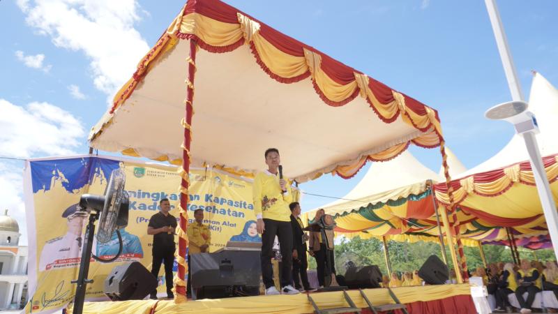 Buka Kegiatan Peningkatan Kapasitas Kader Kesehatan, Bupati Rohil: Insentif Kader Posyandu Dinaikan