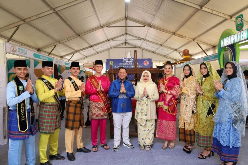 Stan Siak Meriahkan Kongres VI dan Rakernas Jaringan Kota Pusaka Indonesia 2024 di banjarmasin