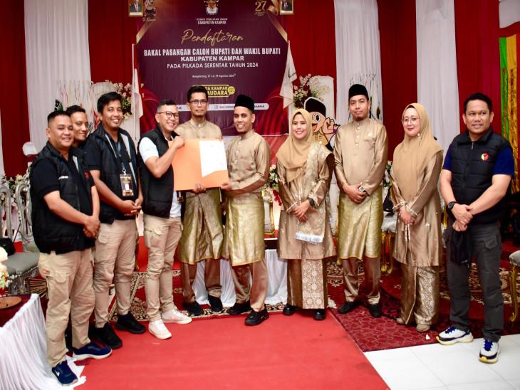 KPU Tetapkan 4 Pasangan Calon Bupati-Wakil Bupati Pilkada Kampar 2024