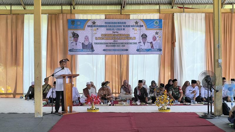 Pj Bupati H Erisman Yahya Rayakan Maulid Nabi Sambil Menggali Aspirasi Masyarakat Sungai Piring