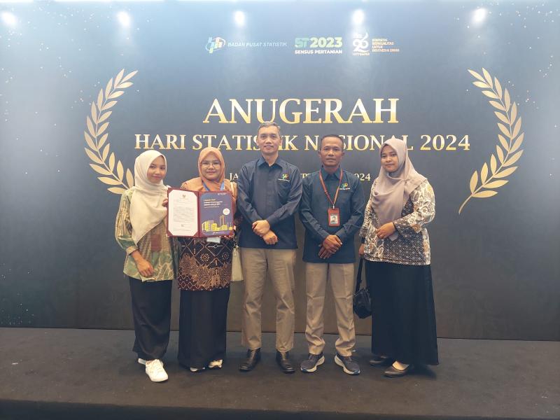 IPS Meningkat, Diskominfotiks Rohil Dapat Apresiasi dari BPS RI 