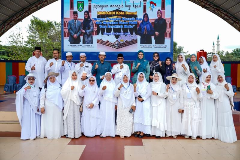 Manasik Haji Cilik Resmi Dilaksanakan HIMPAUDI Kota Dumai