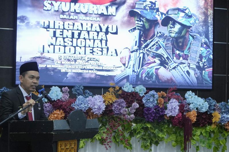 Perayaan HUT Ke-79 TNI: Pj Bupati Inhil H Erisman Yahya Tegaskan Pentingnya Sinergi dengan TNI